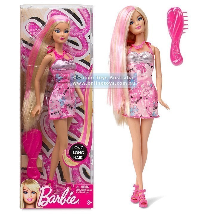 Barbie Hairtastic Doll Blonde 