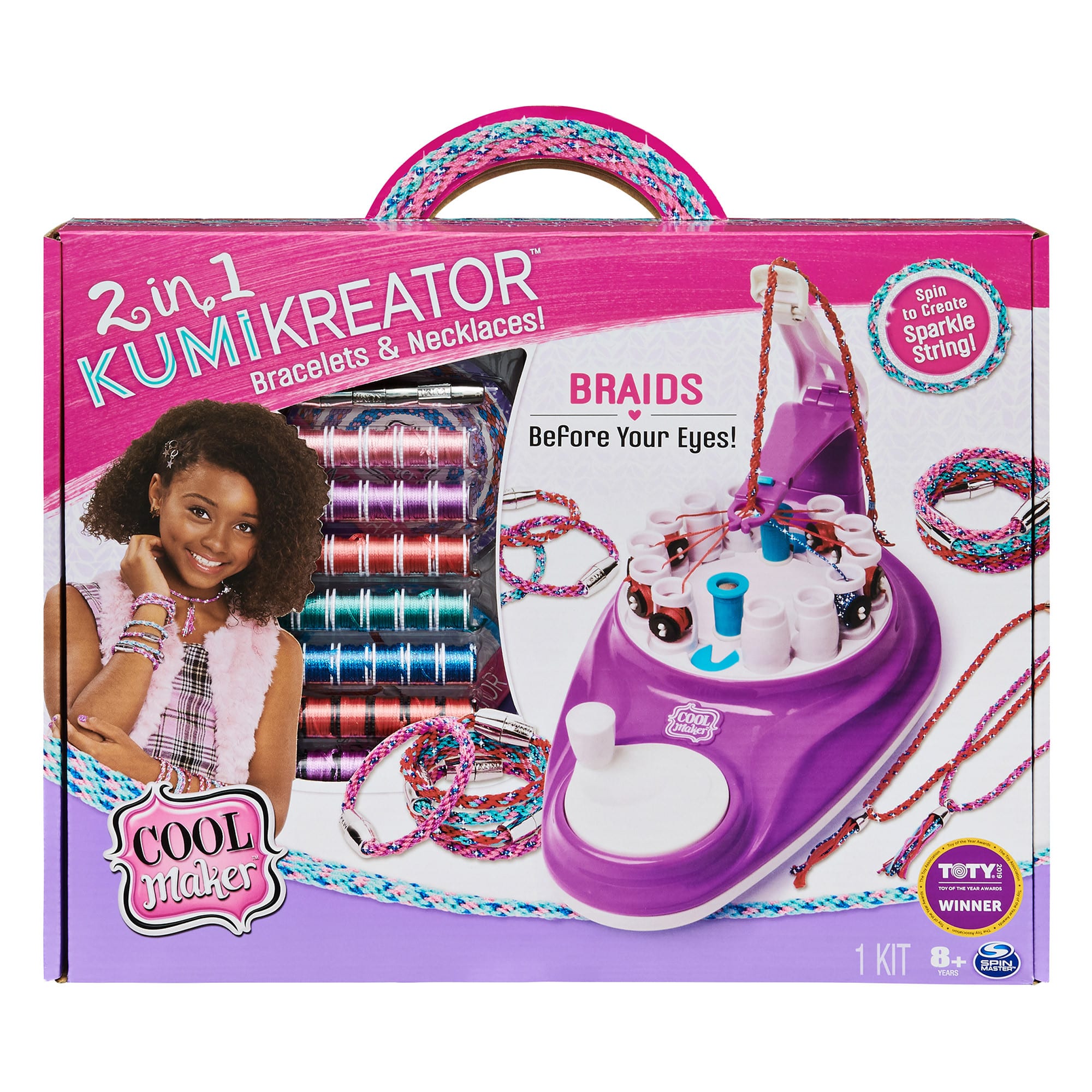 Cool Maker, 2-in-1 KumiKreator, Necklace and Friendship Bracelet