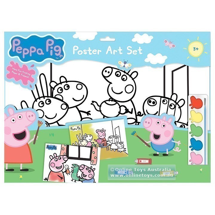 Peppa Pig - Poster Art Set - Online Toys Australia