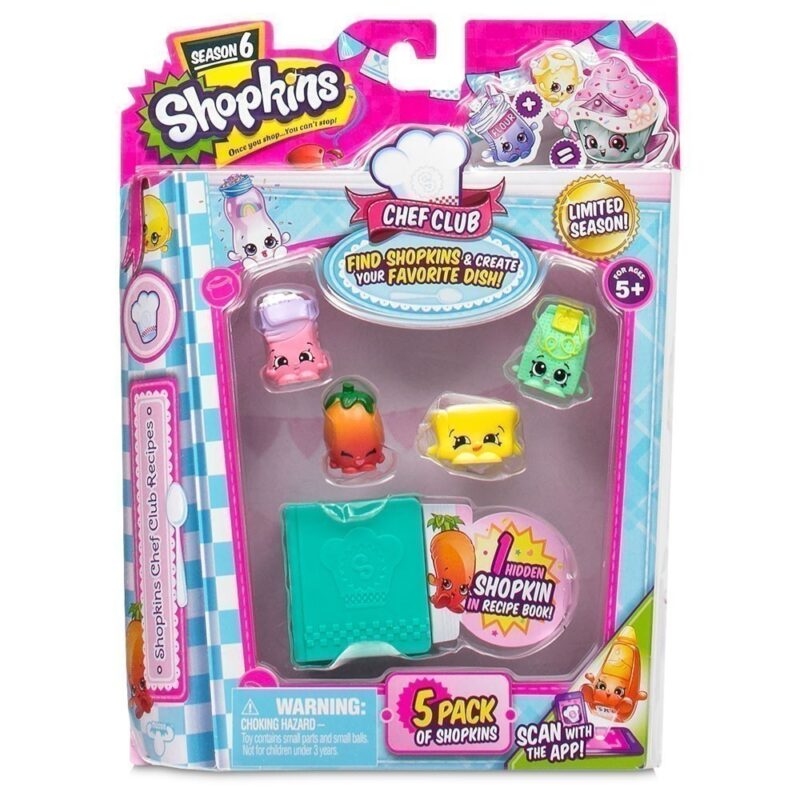 Shopkins - Season 6 - Chef Club 5 Pack - Online Toys Australia