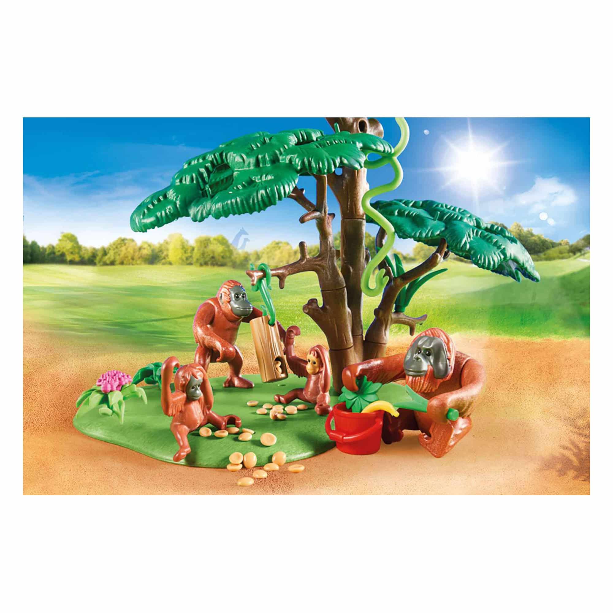 Playmobil discount orangutan family