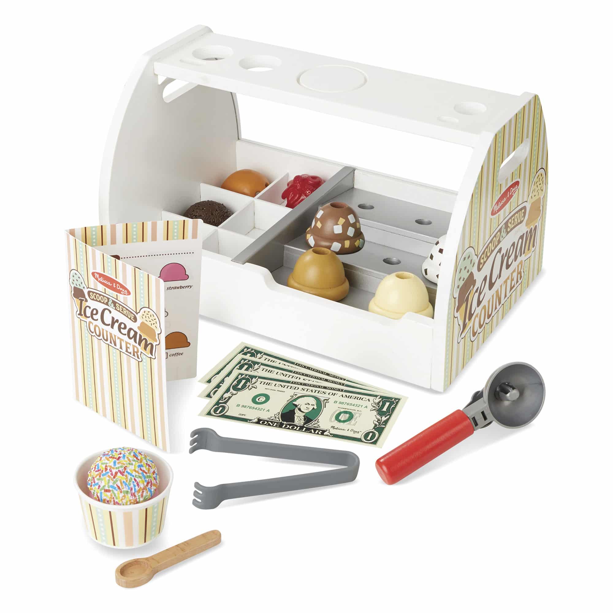 Melissa And Doug Toys Online Toys Australia Shop Here   Melissa And Doug Wooden Scoop And Serve Ice Cream Counter1 