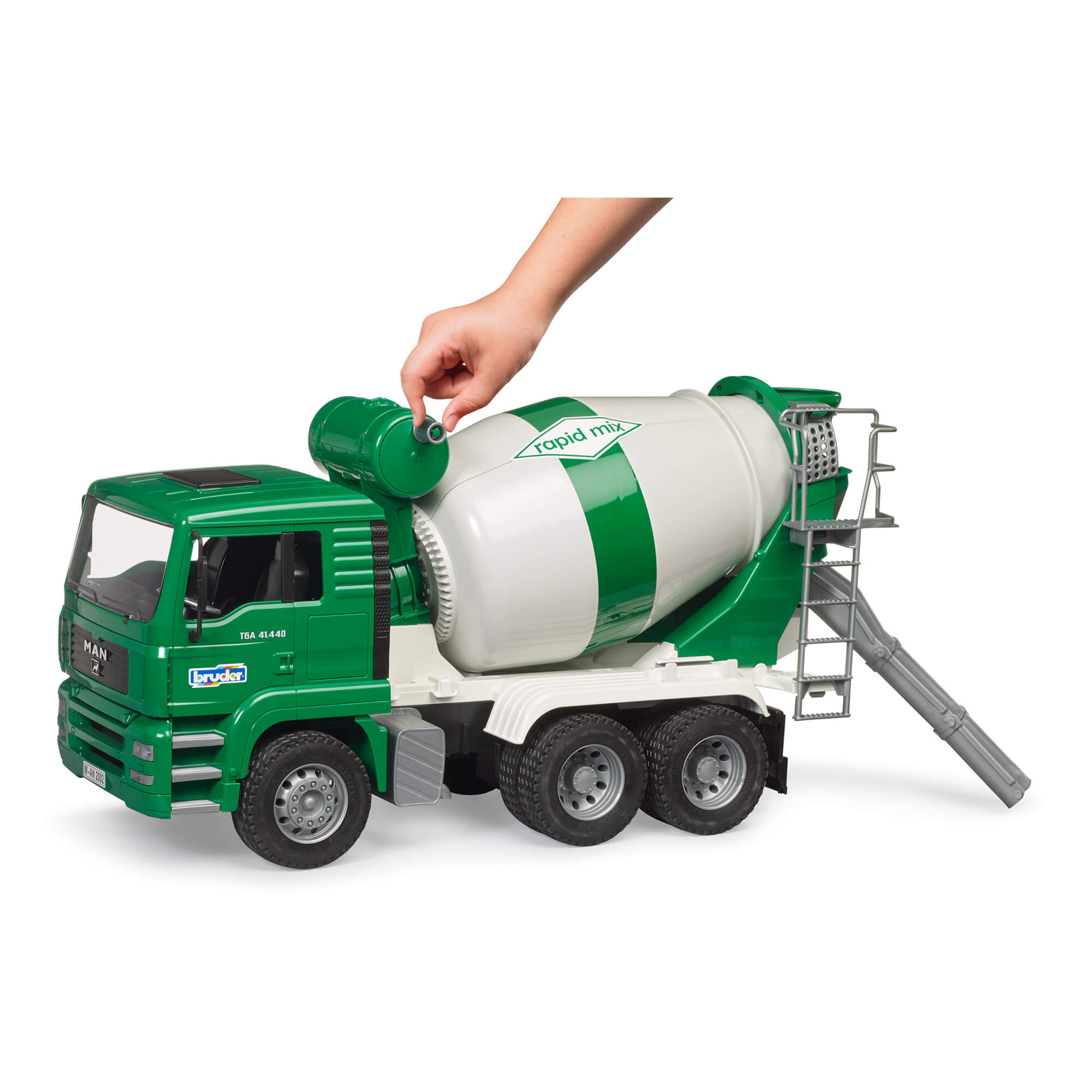 Bruder man 2024 cement mixer