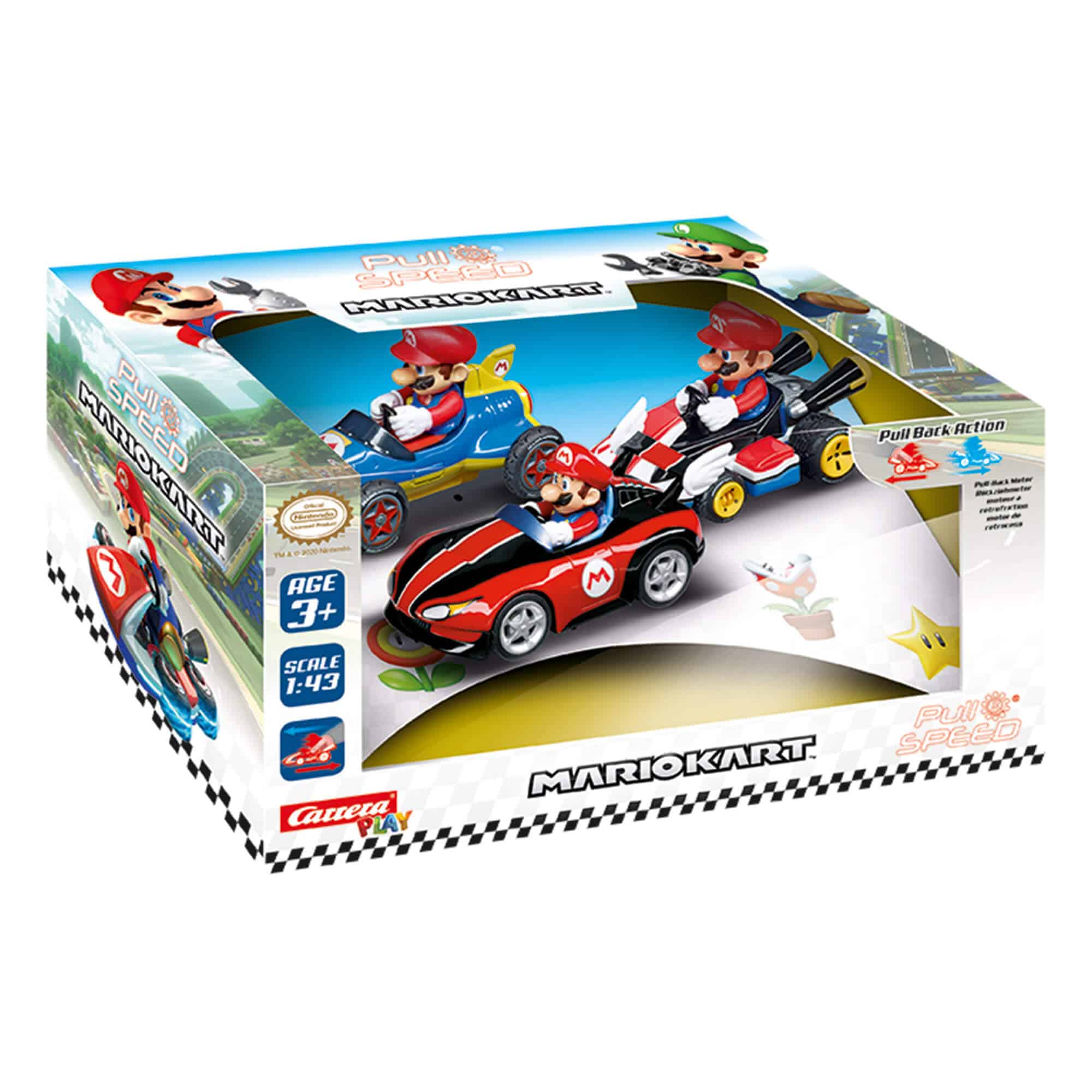 Carrera GO!!! Mario Kart Mach 8 Racing Track Game Toy Play Set w