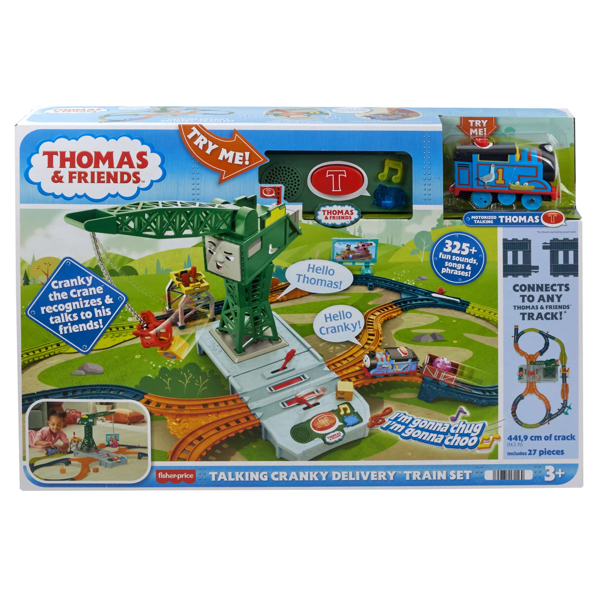 Thomas & Friends - Talking Cranky Delivery Train Set - Online Toys Australia