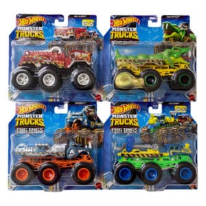 Hot Wheels - Monster Trucks Big RIGS Complete Set of 4- 2024Q4