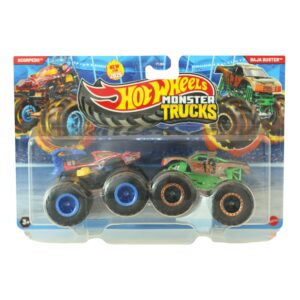 Hot Wheels - Monster Trucks 2 Pack 1:64 - Scorpedo vs Baja Buster