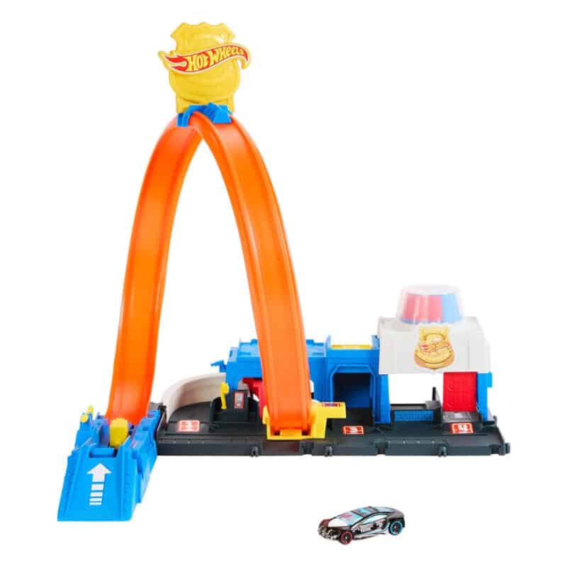 Hot Wheels City Super Police Station Track Set4