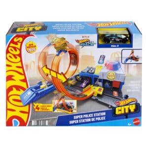 Hot Wheels City Super Police Station Track Set6